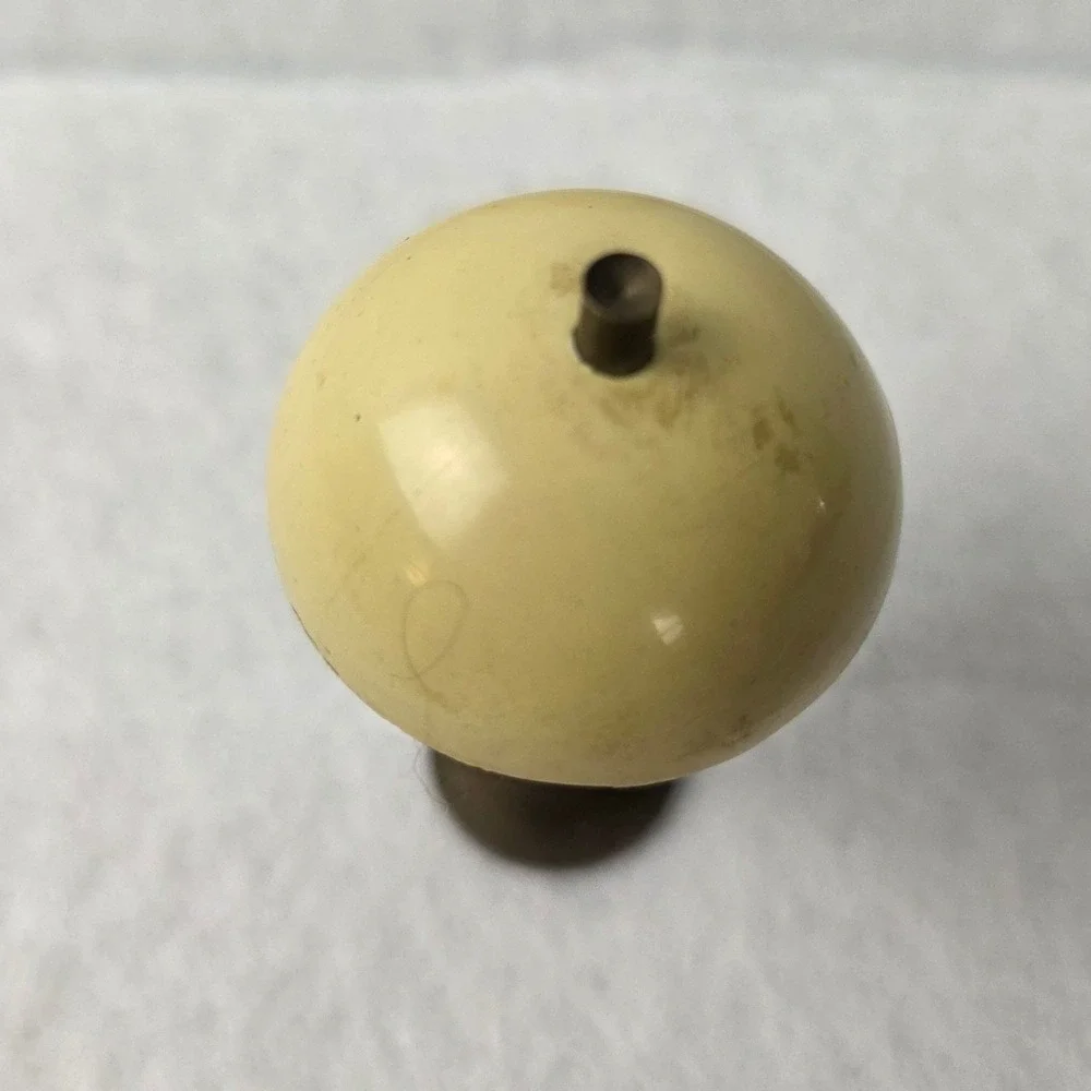 Vintage Miniature Brass Tone Desk Lamp Dome Shade Dollhouse Accessory 2.75